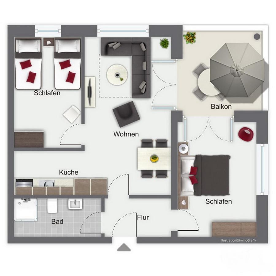 Duenenblick Wohnung 09 볼텐하겐 외부 사진